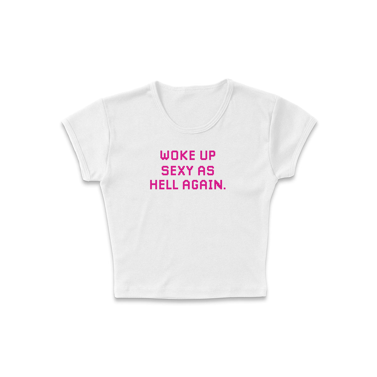 Awake and Sexy Micro Rib Baby Tee product image 3