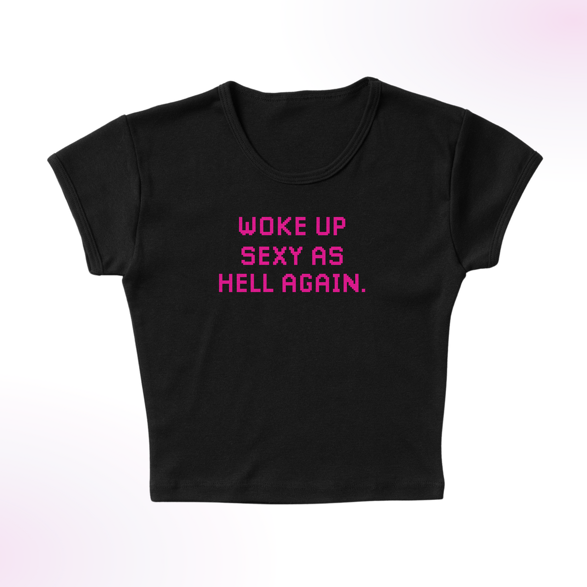 Awake and Sexy Micro Rib Baby Tee product image 1