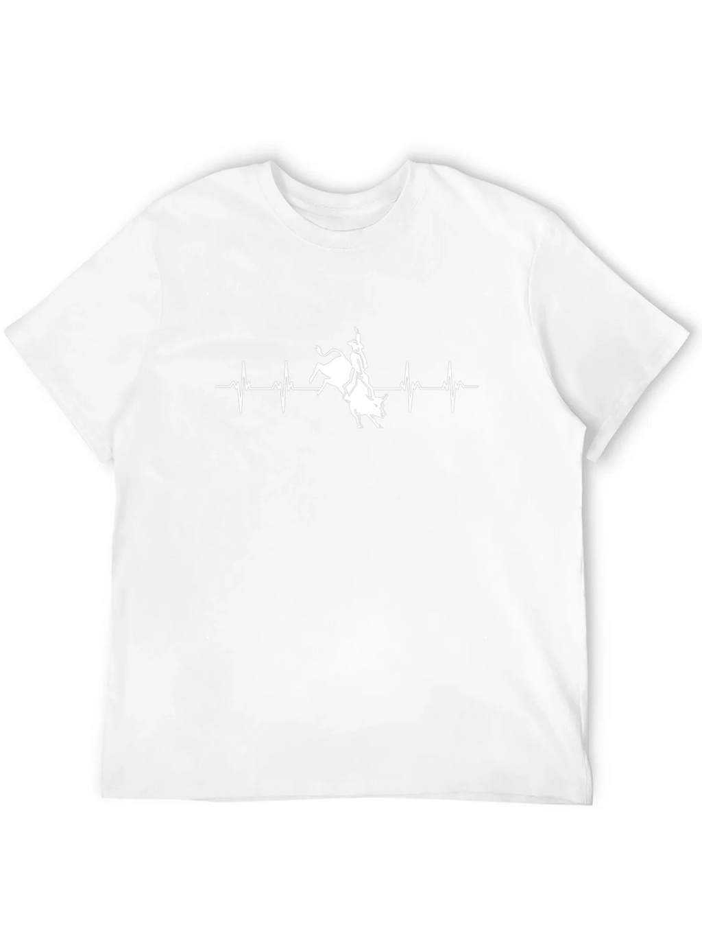 Bull Rider Heartbeat Graphic Tee - Black product image 9