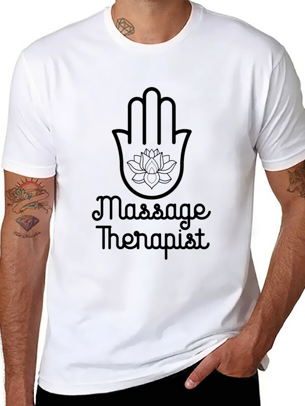 Massage Therapist T-Shirt - Relax and Heal product image 7