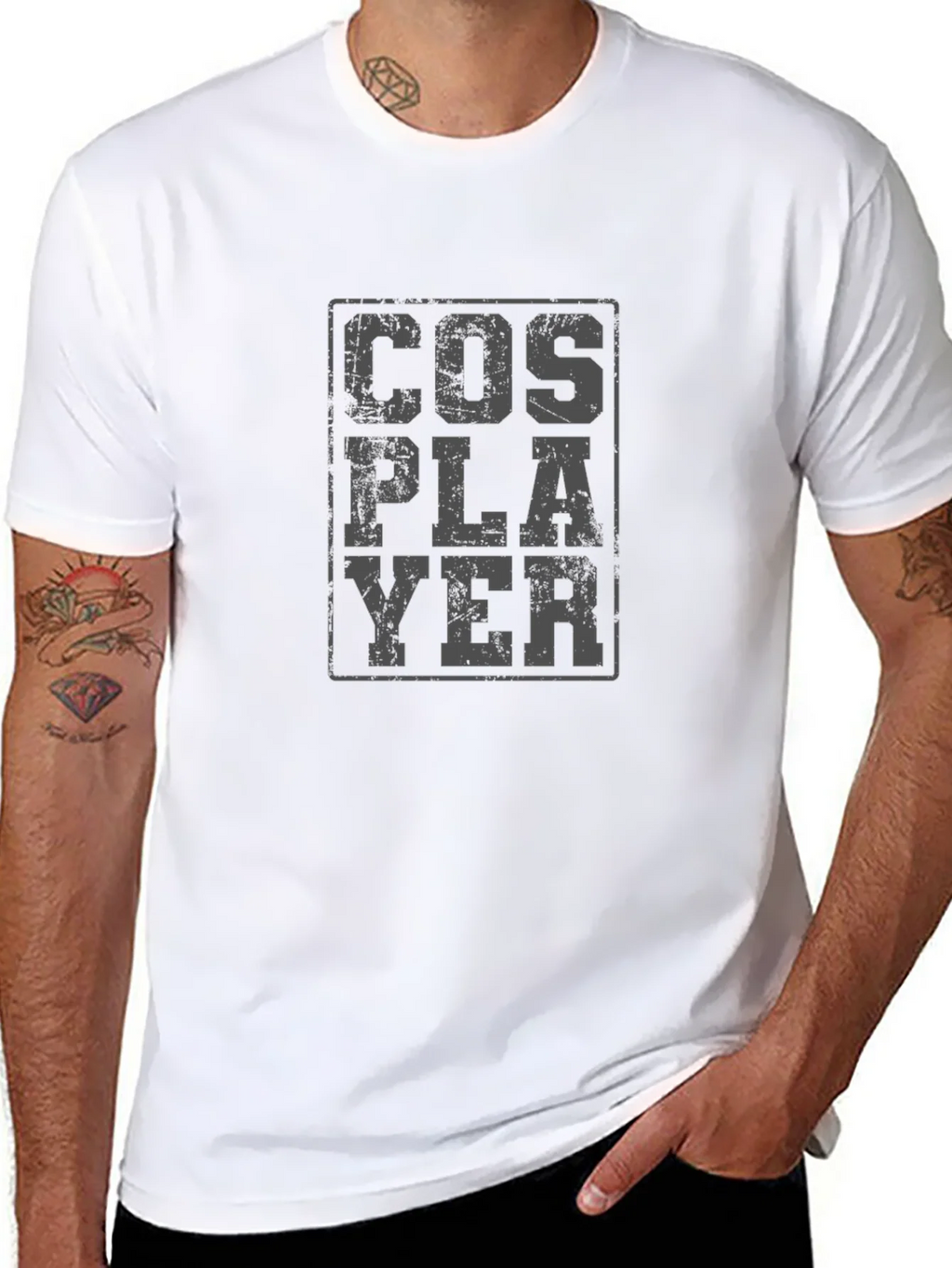 Cosplayer Graphic T-Shirt - Distressed Design product image 7