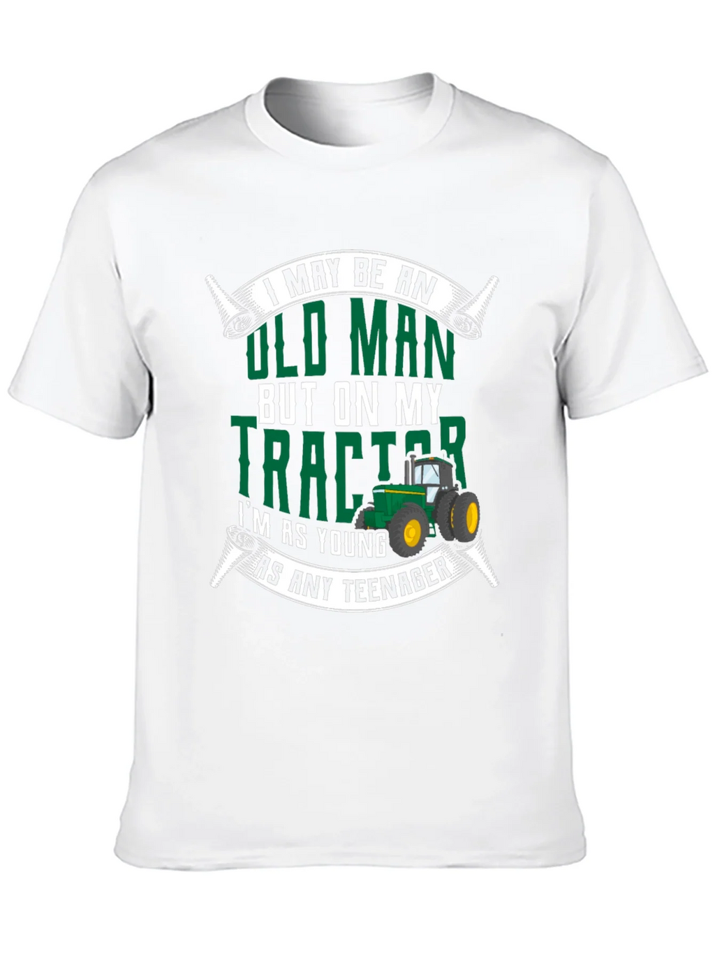 Old Man Tractor T-Shirt - Funny Novelty Gift product image 8