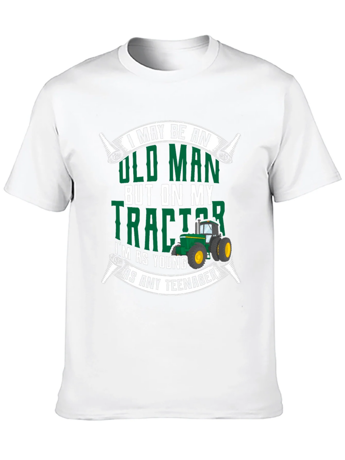 Old Man Tractor T-Shirt - Funny Novelty Gift product image 8