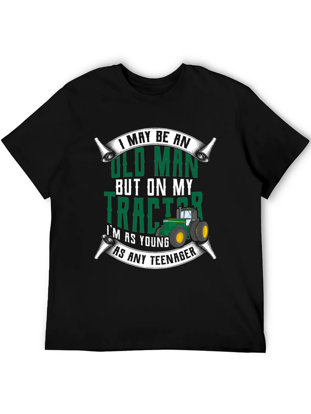 Old Man Tractor T-Shirt - Funny Novelty Gift product image 5