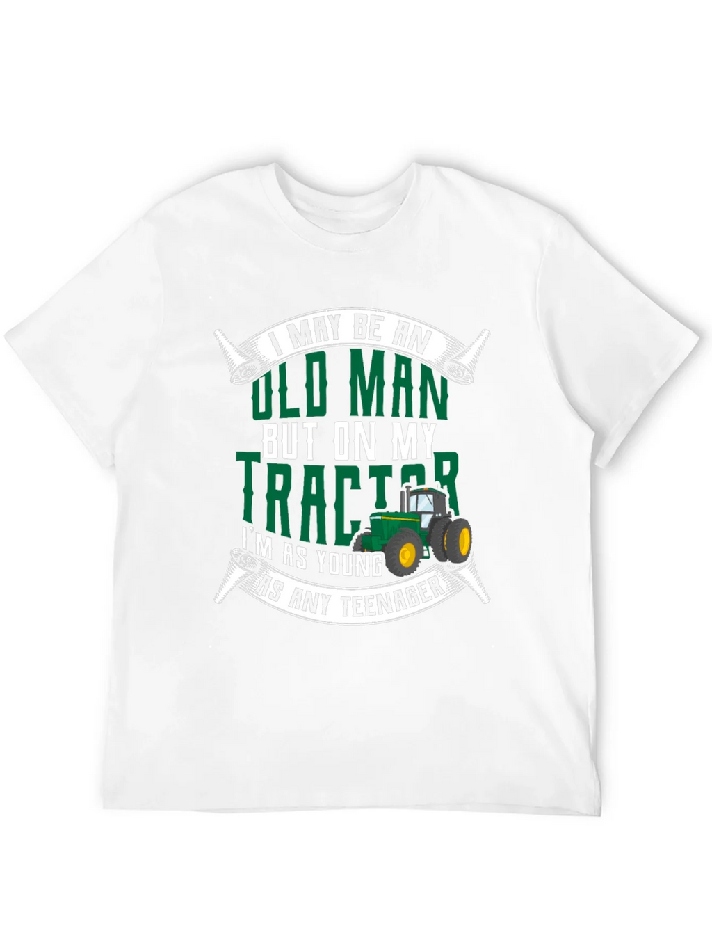 Old Man Tractor T-Shirt - Funny Novelty Gift product image 9