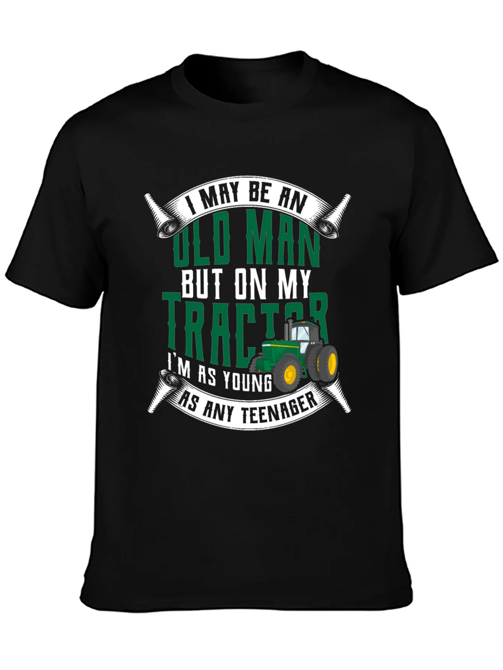 Old Man Tractor T-Shirt - Funny Novelty Gift product image 3