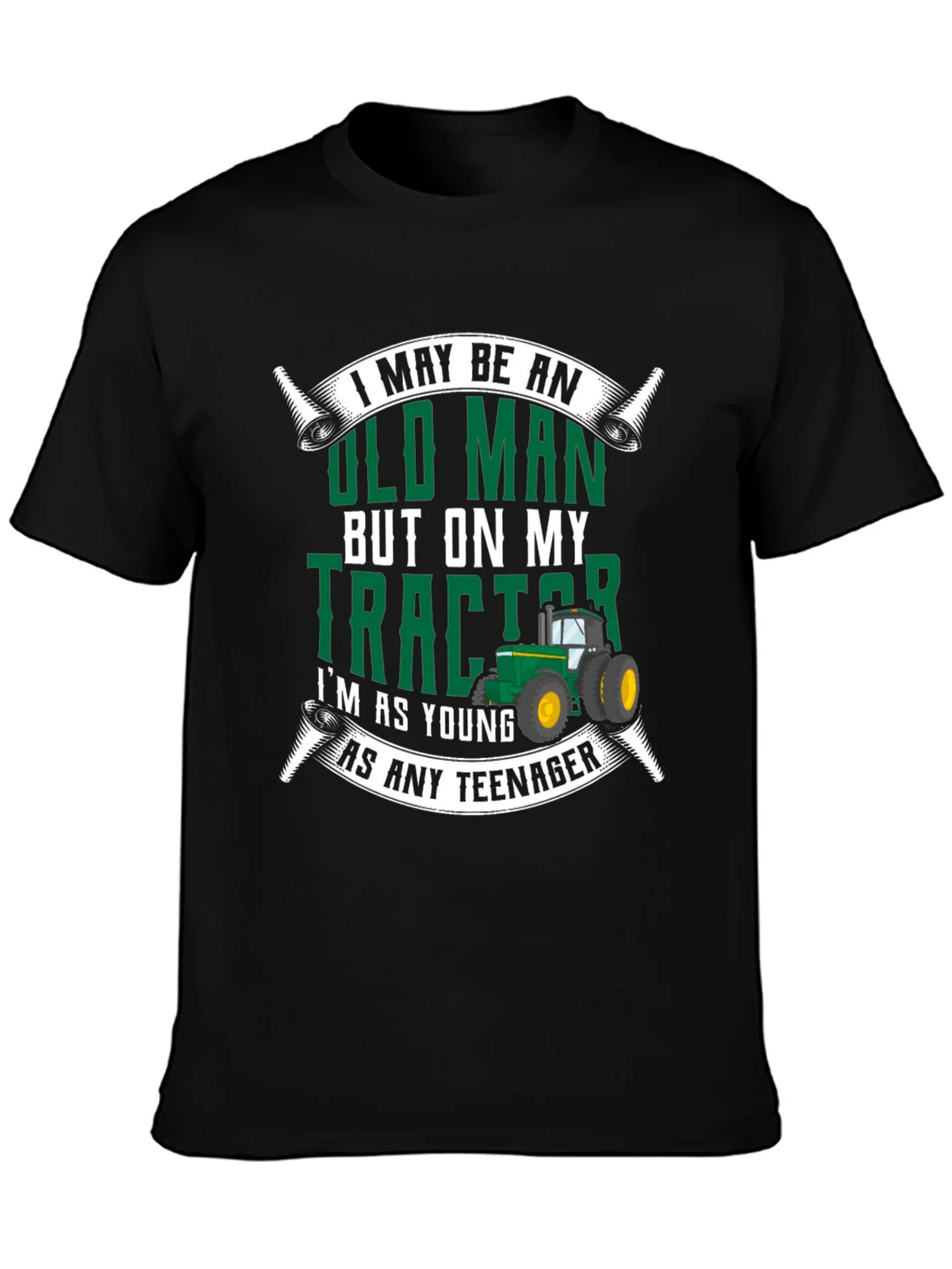 Old Man Tractor T-Shirt - Funny Novelty Gift product image 3