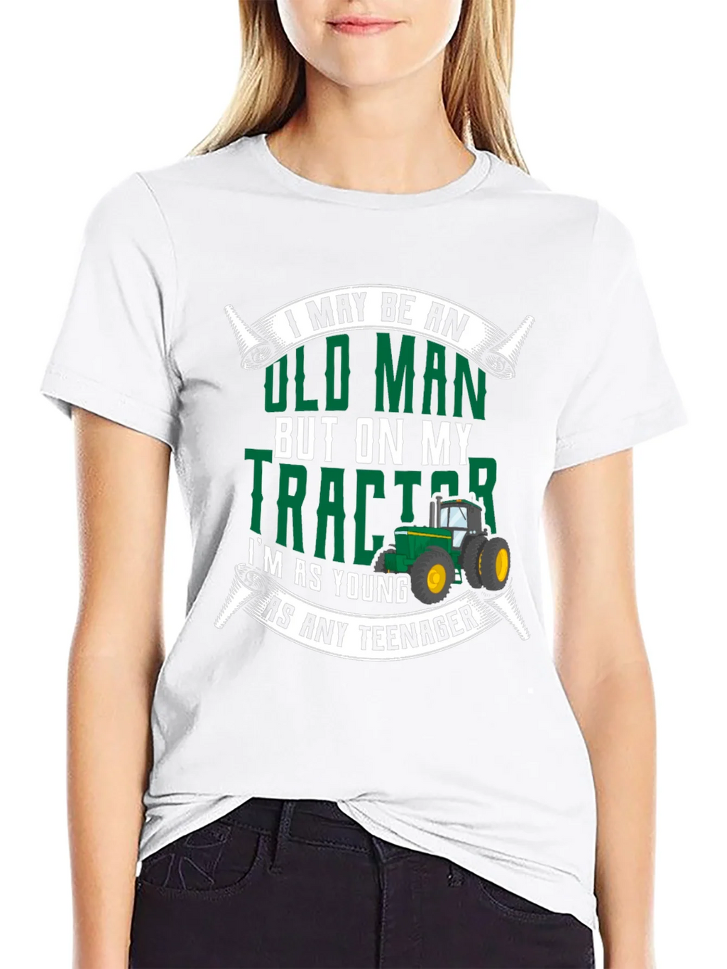Old Man Tractor T-Shirt - Funny Novelty Gift product image 7