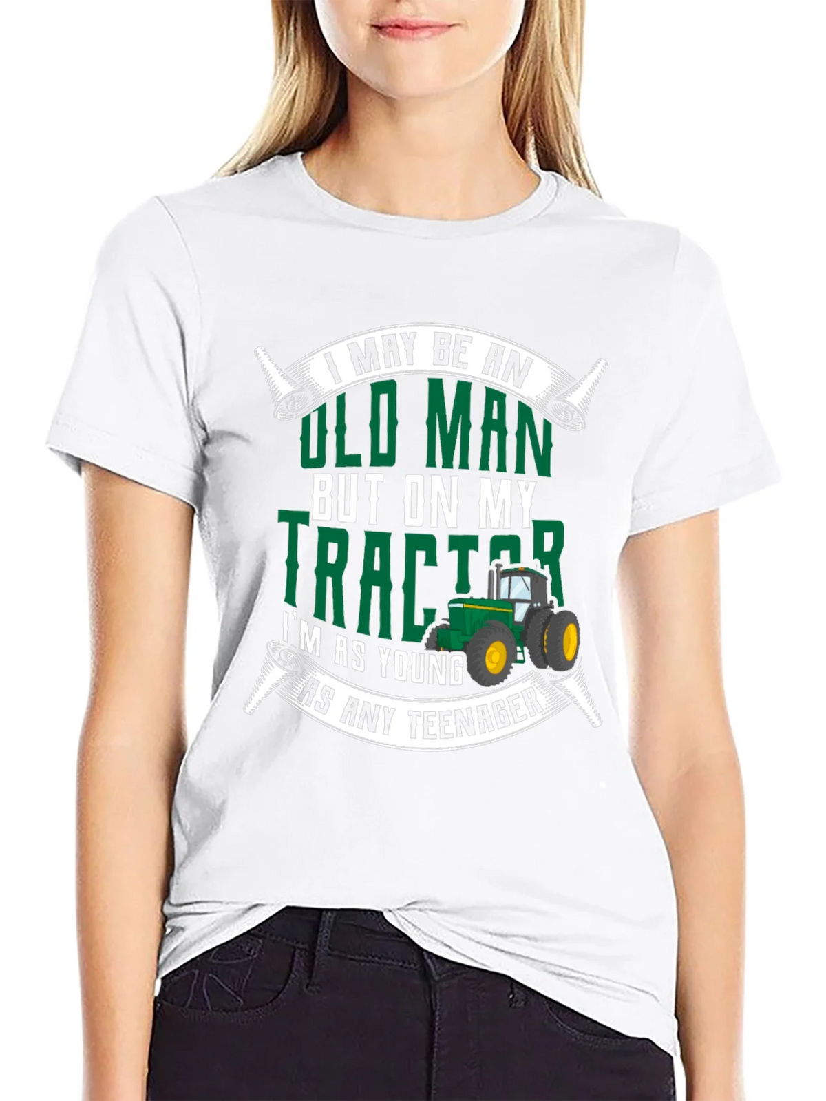 Old Man Tractor T-Shirt - Funny Novelty Gift product image 7