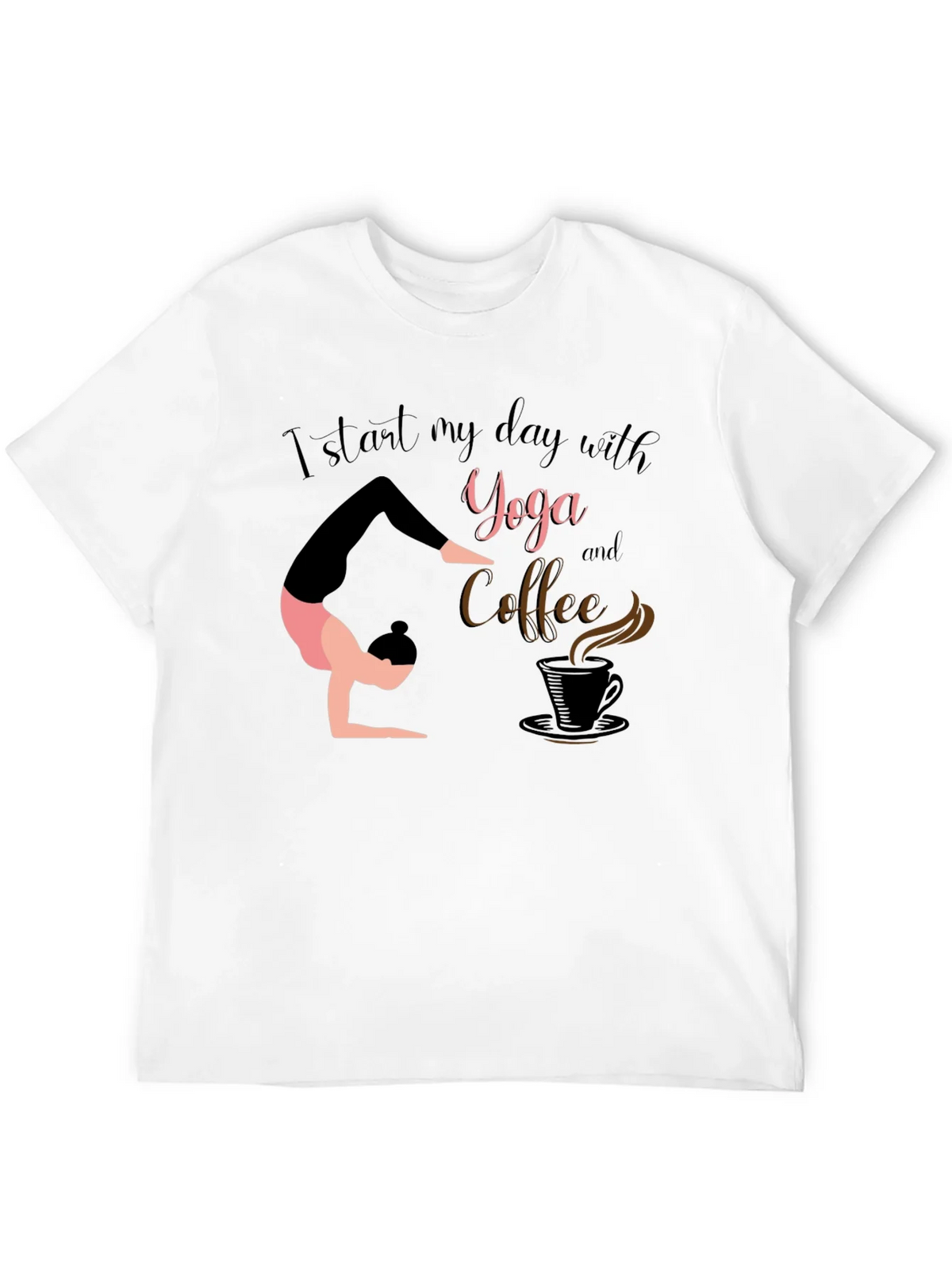 Yoga & Coffee T-Shirt - Start Your Day Right! product image 11