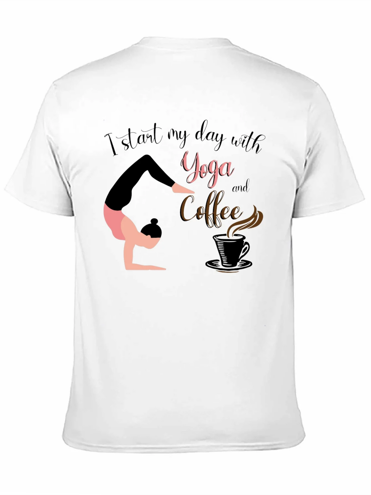 Yoga & Coffee T-Shirt - Start Your Day Right! product image 10