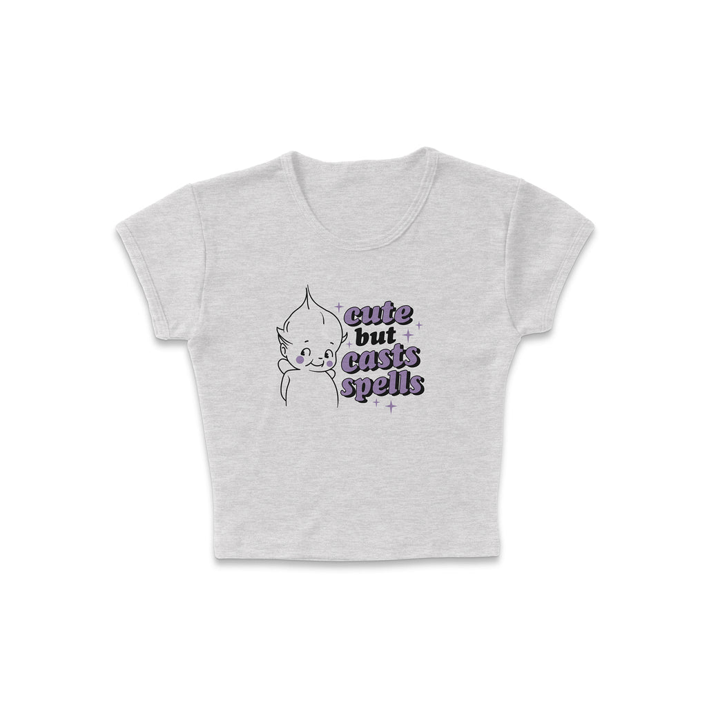 Cute But Casts Micro Rib Baby Tee product image 5