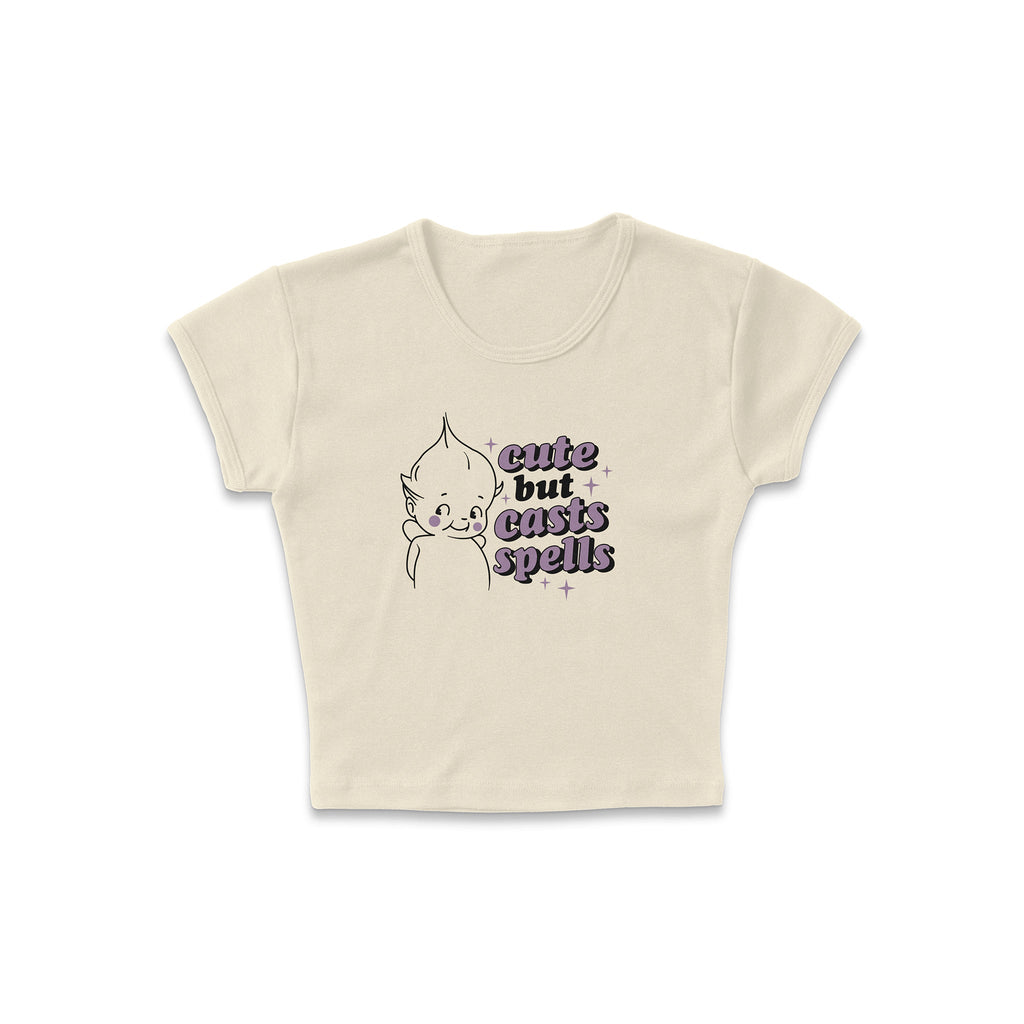 Cute But Casts Micro Rib Baby Tee product image 4