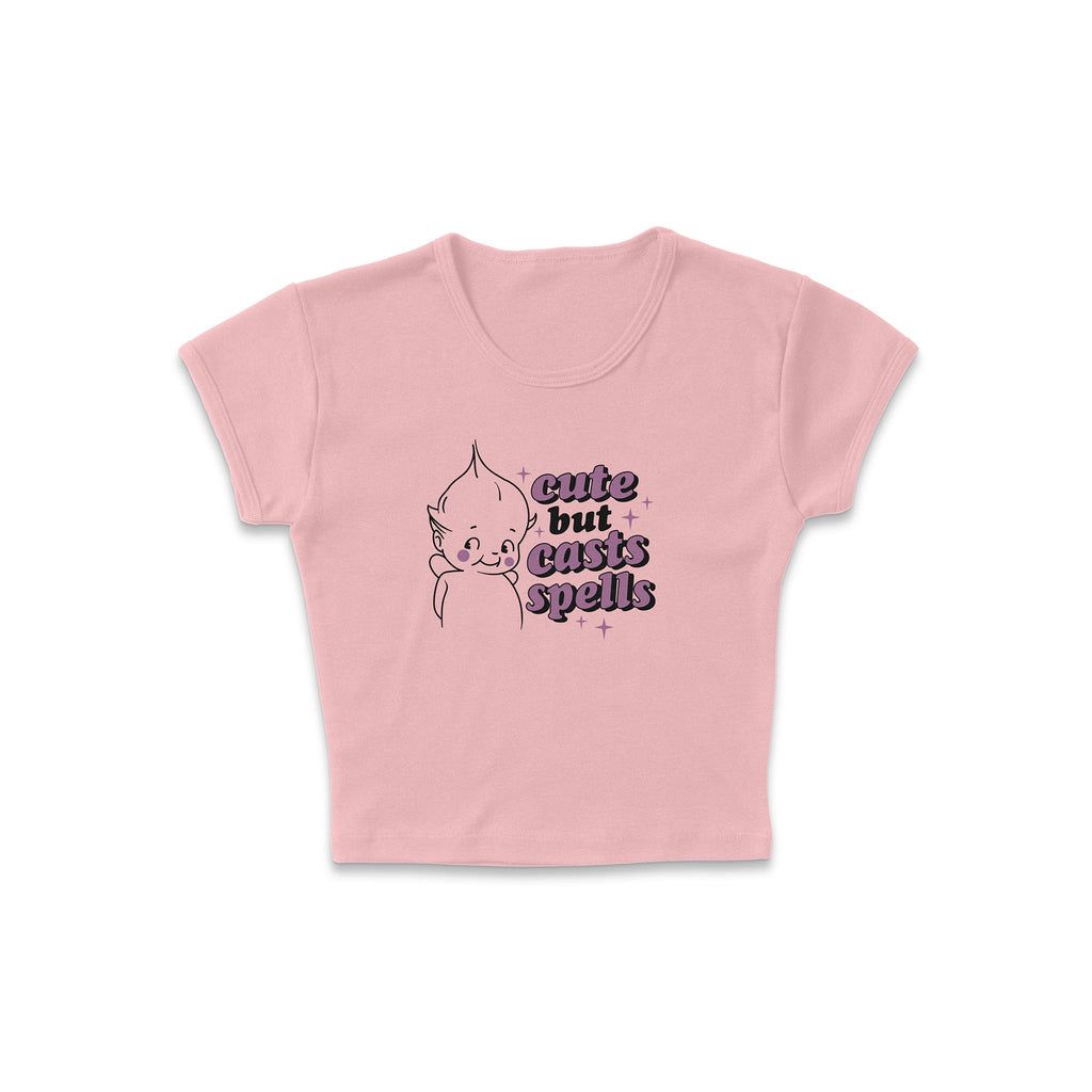 Cute But Casts Micro Rib Baby Tee product image 6