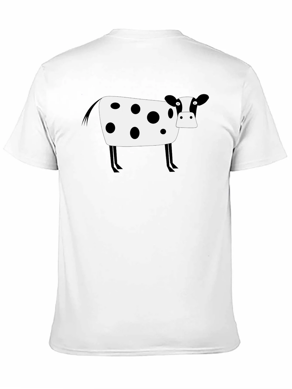 Cow Print Black T-Shirt - Graphic Tee product image 9