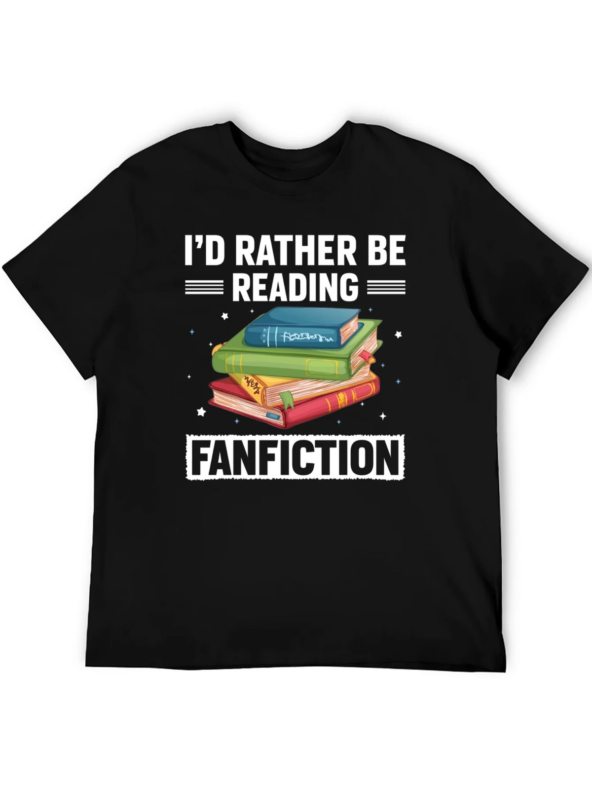 Reading Fanfiction T-Shirt - Book Lover Tee product image 3