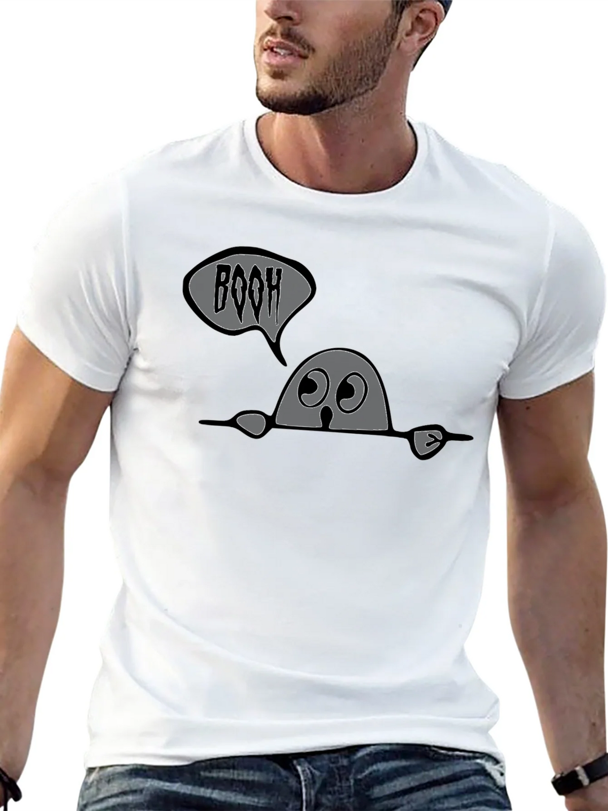Boo! Ghost Graphic Tee product image 8