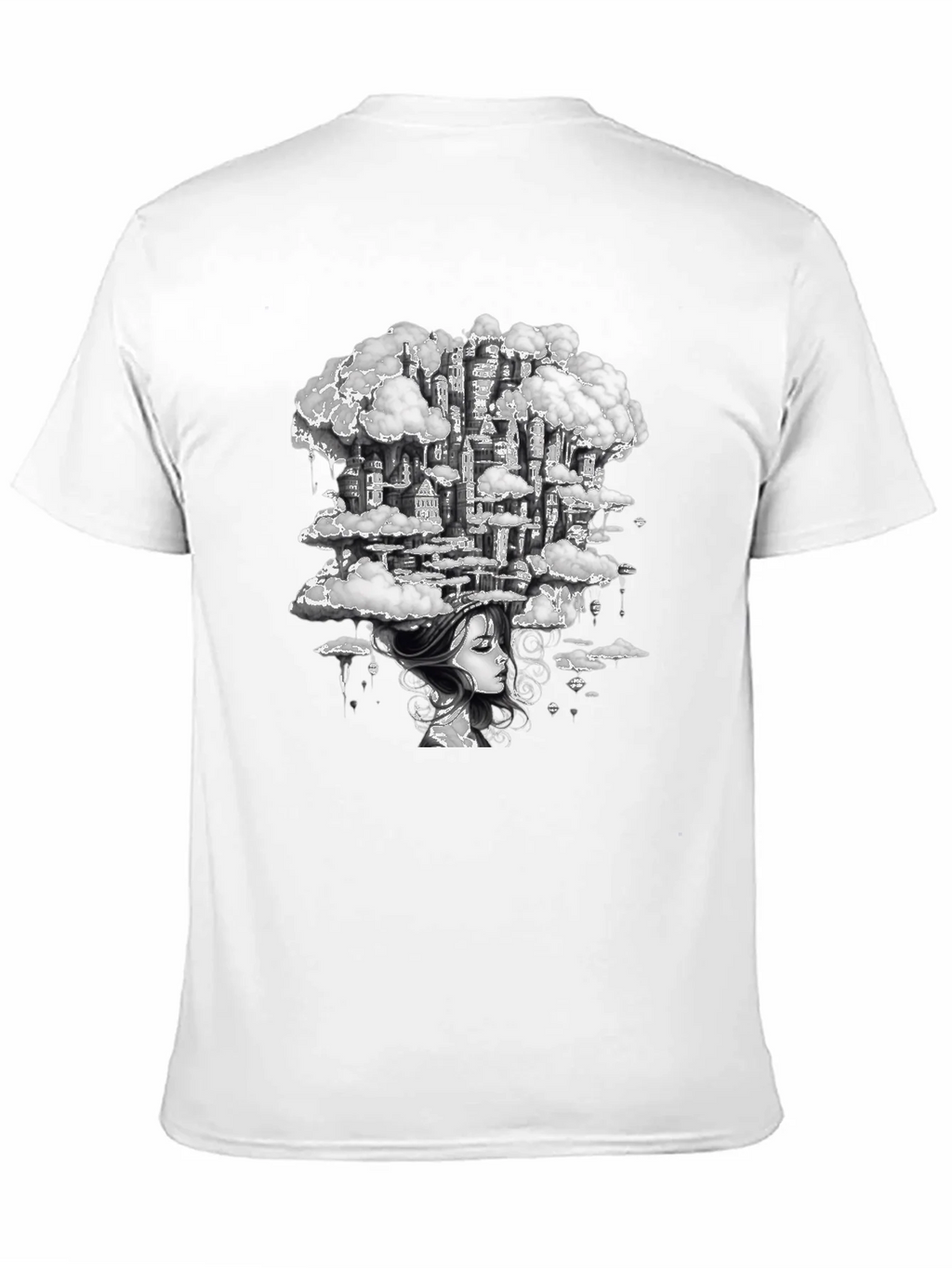 Dreamscape City Black Graphic Tee product image 10