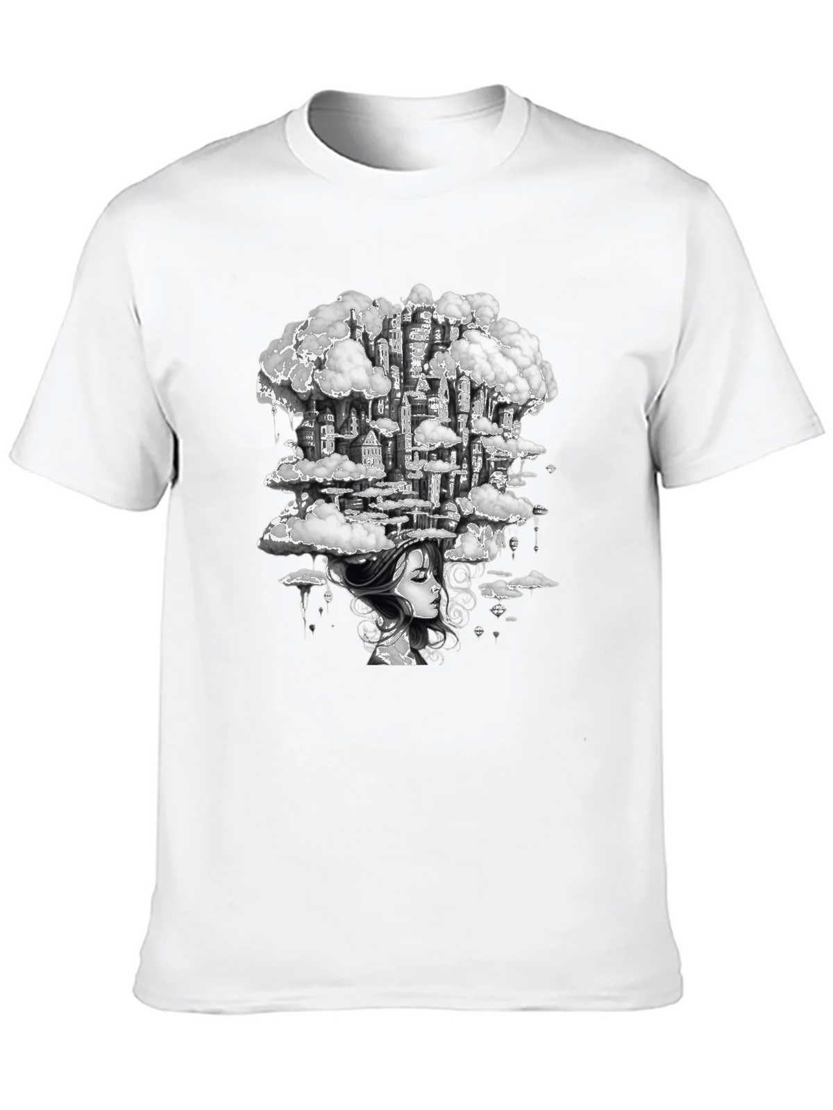 Dreamscape City Black Graphic Tee product image 9