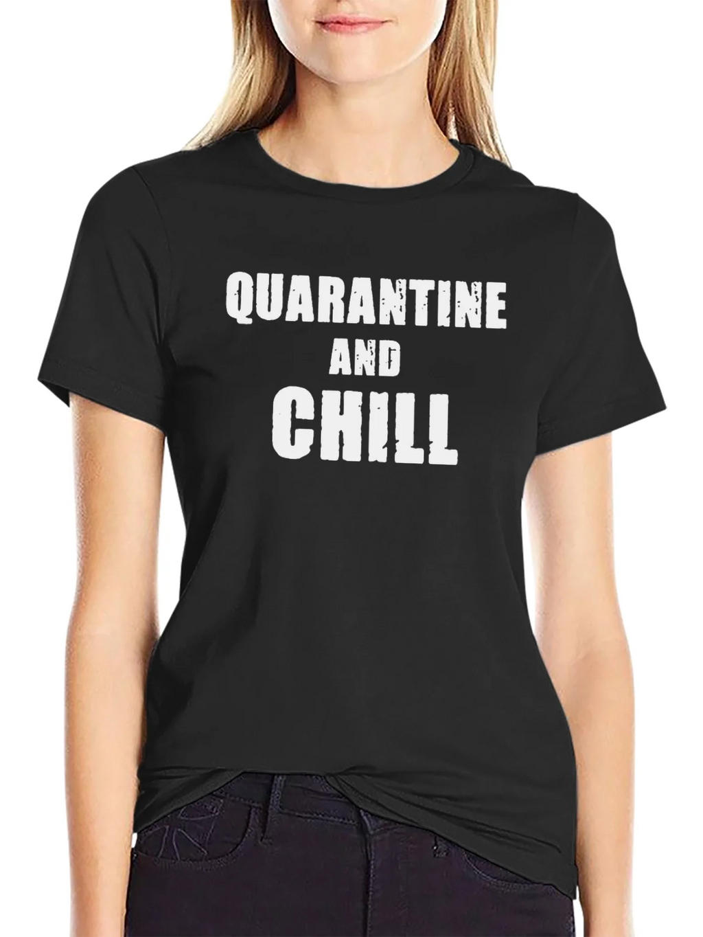 Quarantine and Chill Graphic T-Shirt product image 2