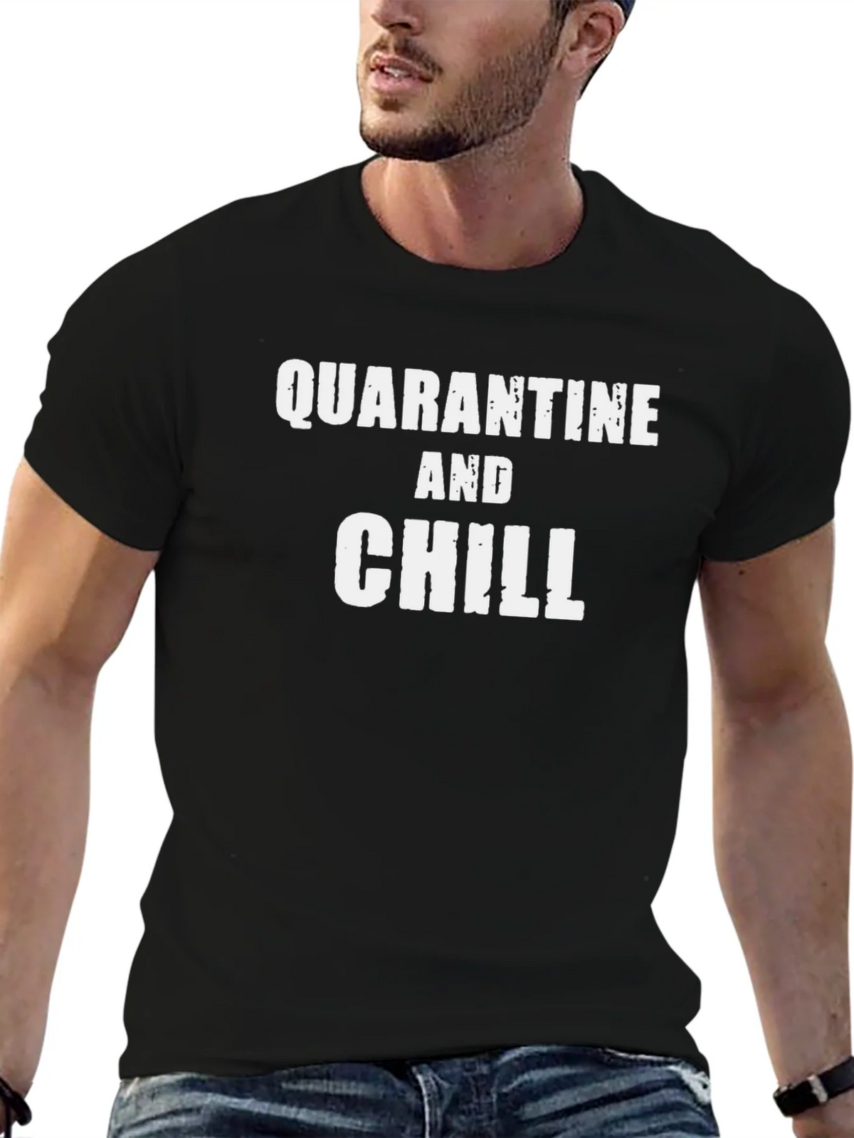 Quarantine and Chill Graphic T-Shirt product image 5