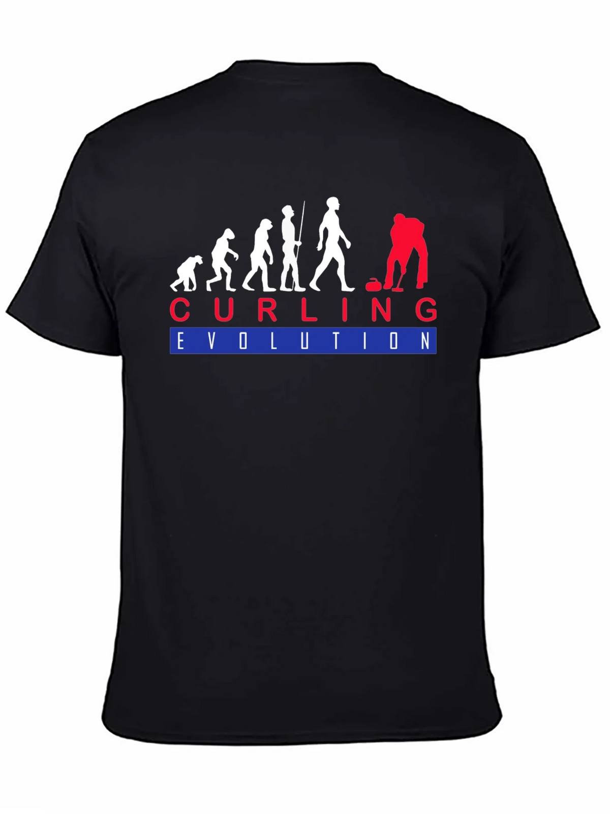Curling Evolution T-Shirt - Funny Sport Tee product image 4