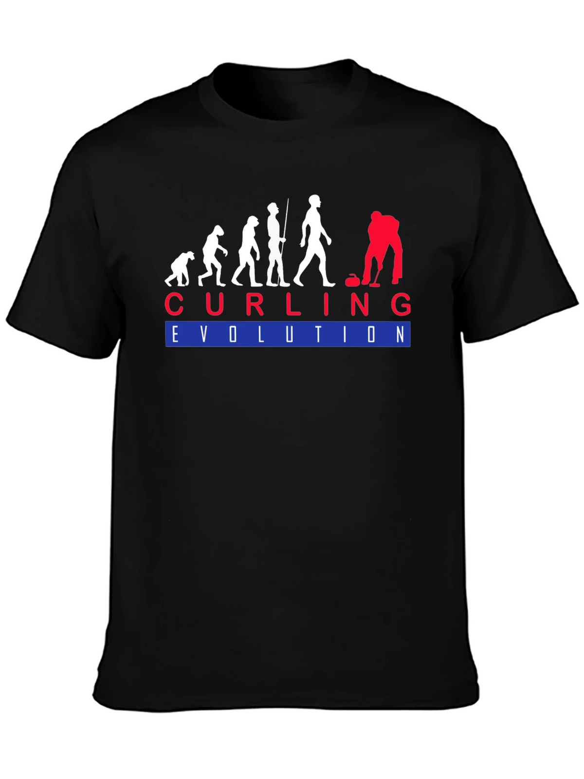 Curling Evolution T-Shirt - Funny Sport Tee product image 3