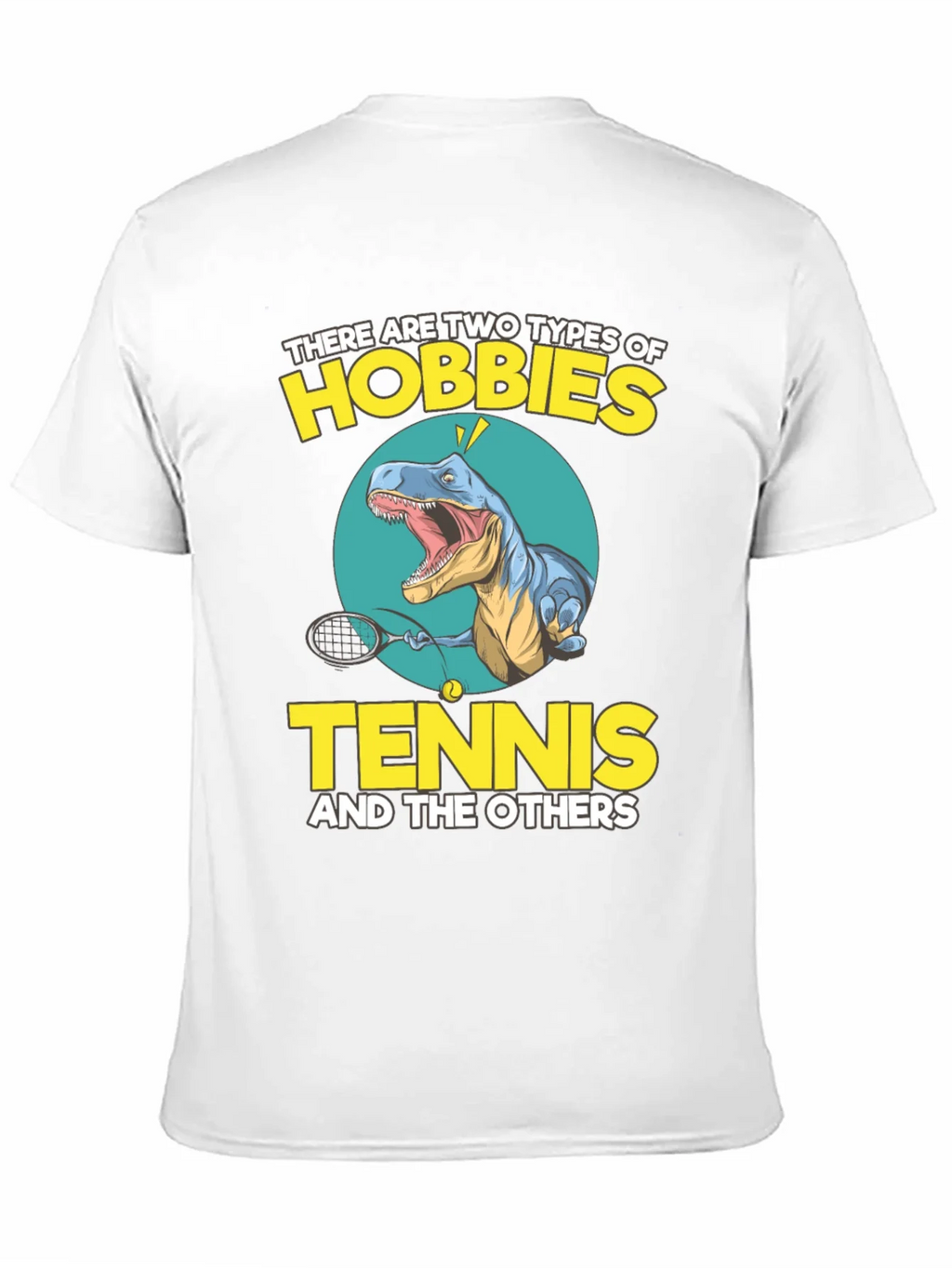 Tennis Dinosaur Graphic Tee - Funny Hobby Shirt product image 9