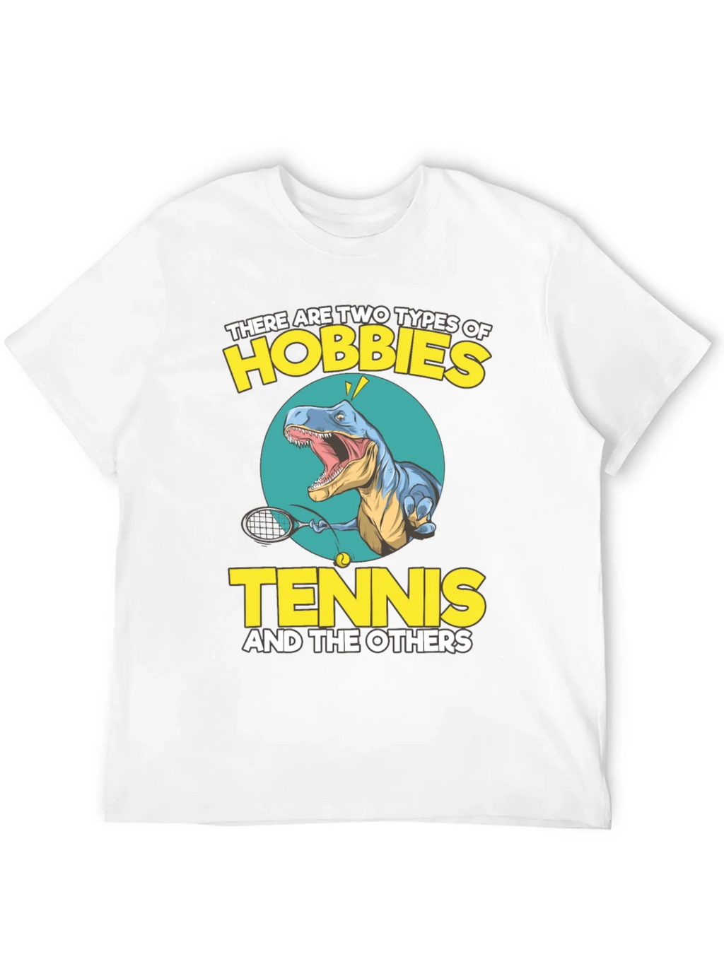 Tennis Dinosaur Graphic Tee - Funny Hobby Shirt product image 10
