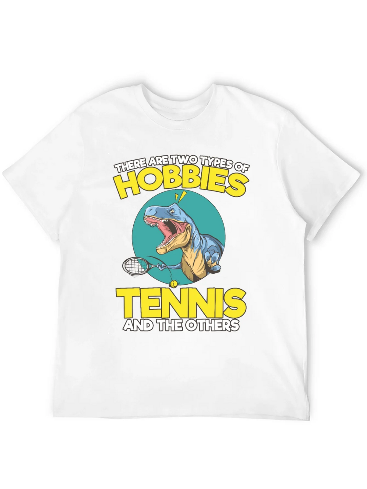Tennis Dinosaur Graphic Tee - Funny Hobby Shirt product image 10