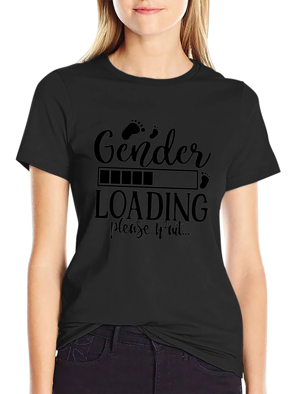 Gender Reveal Loading T-Shirt - Baby Shower Tee product image 2