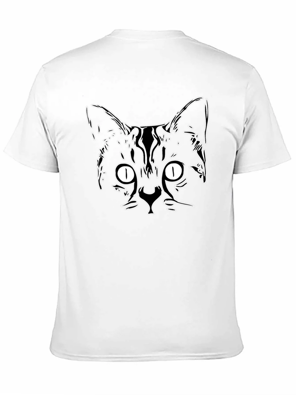 Cool Cat Outline Graphic Tee - Black product image 9