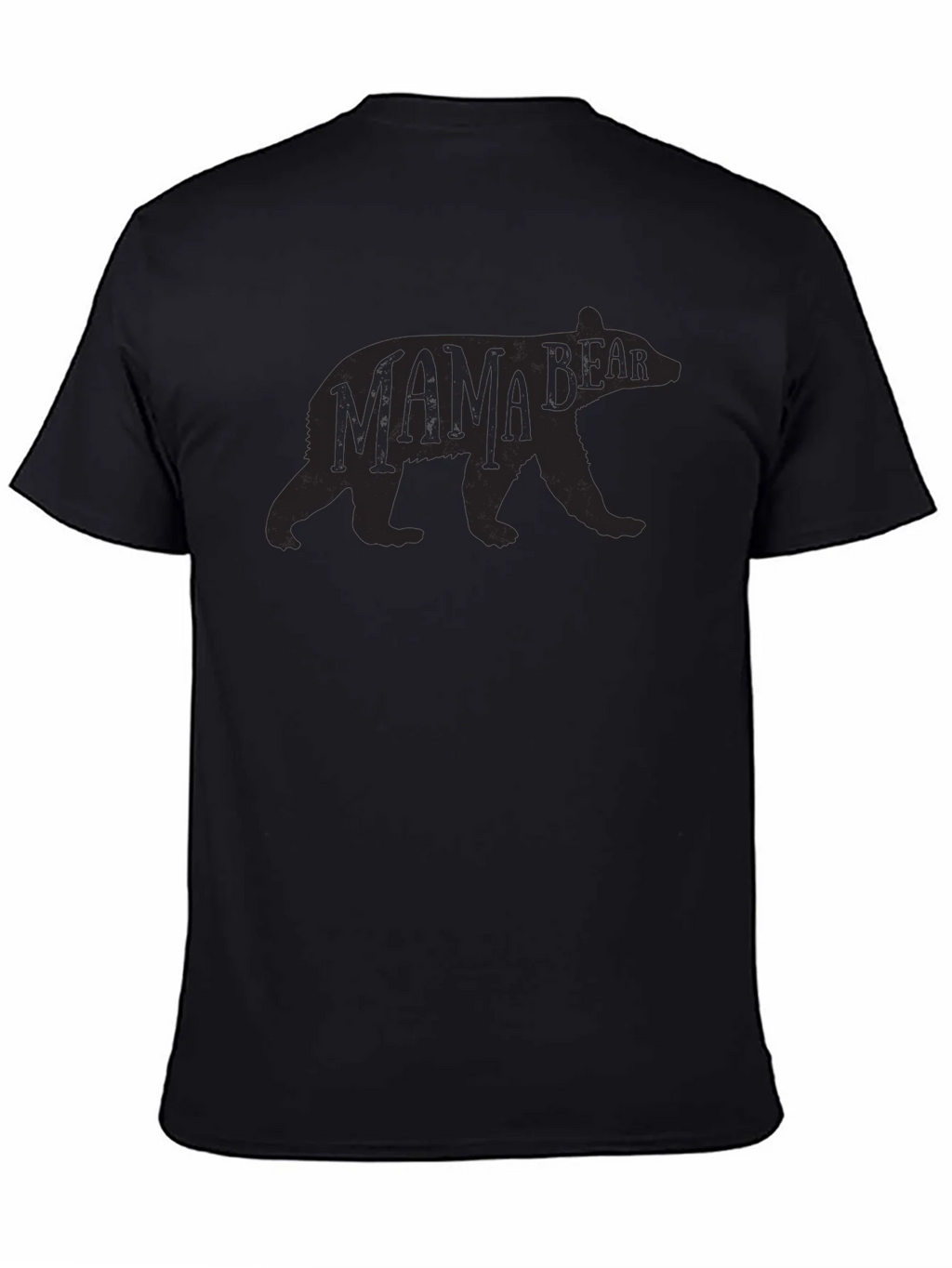 Mama Bear Black Crew Neck T-Shirt product image 3