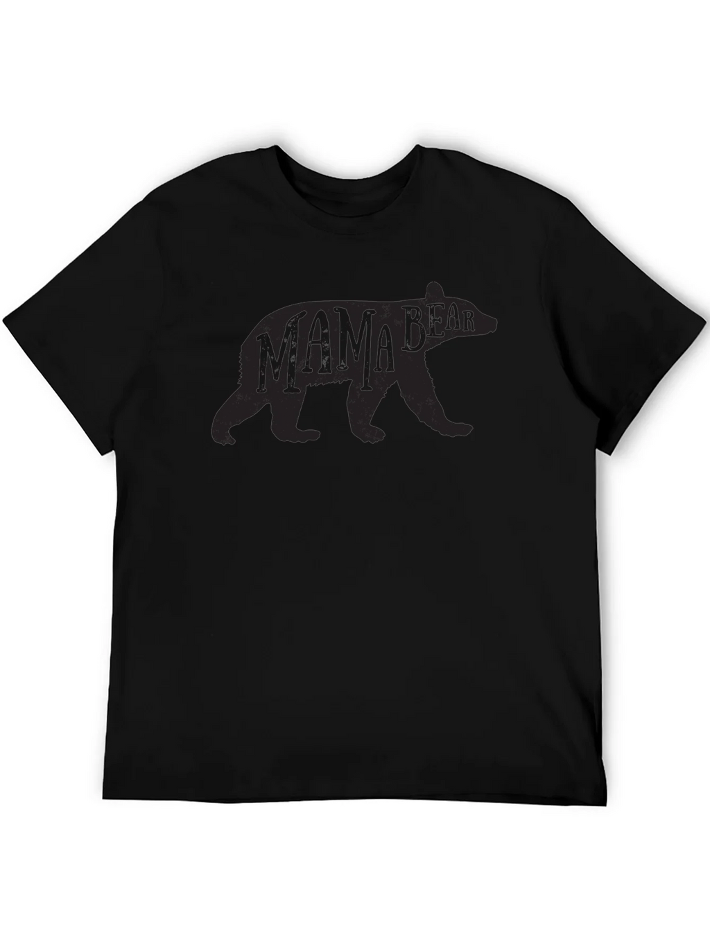 Mama Bear Black Crew Neck T-Shirt product image 4