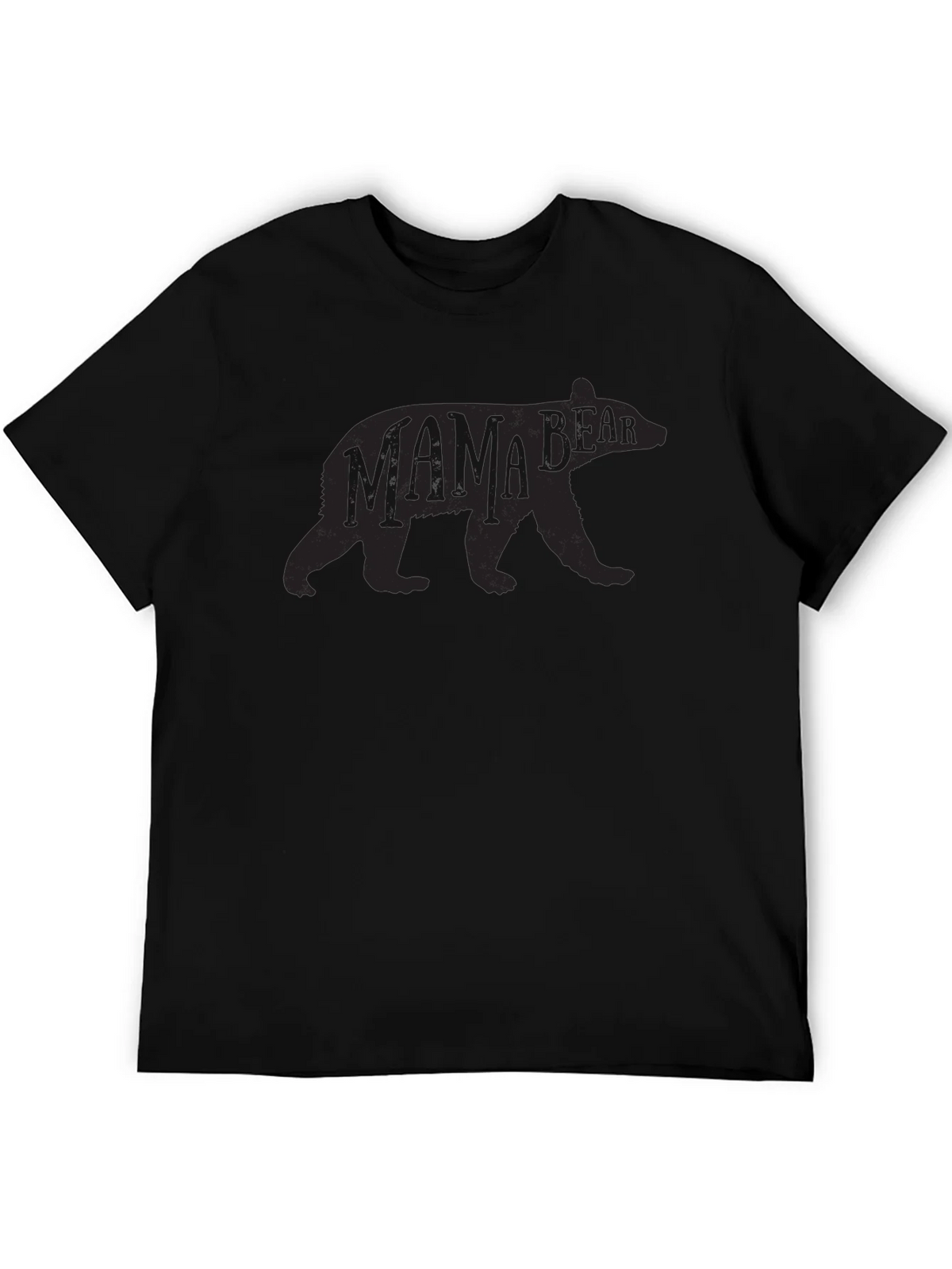 Mama Bear Black Crew Neck T-Shirt product image 4