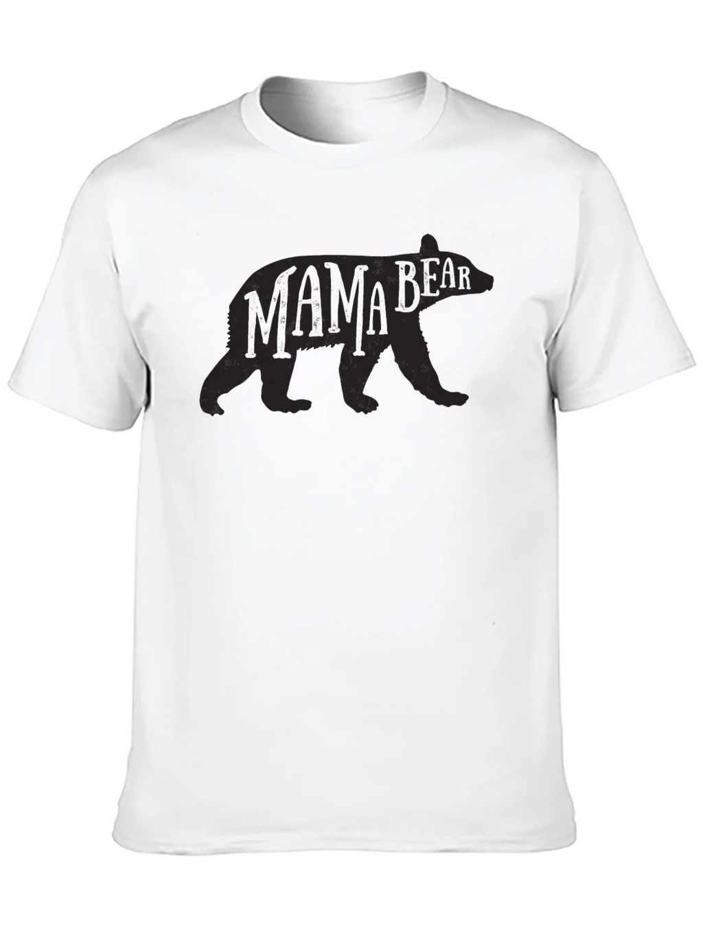Mama Bear Black Crew Neck T-Shirt product image 8