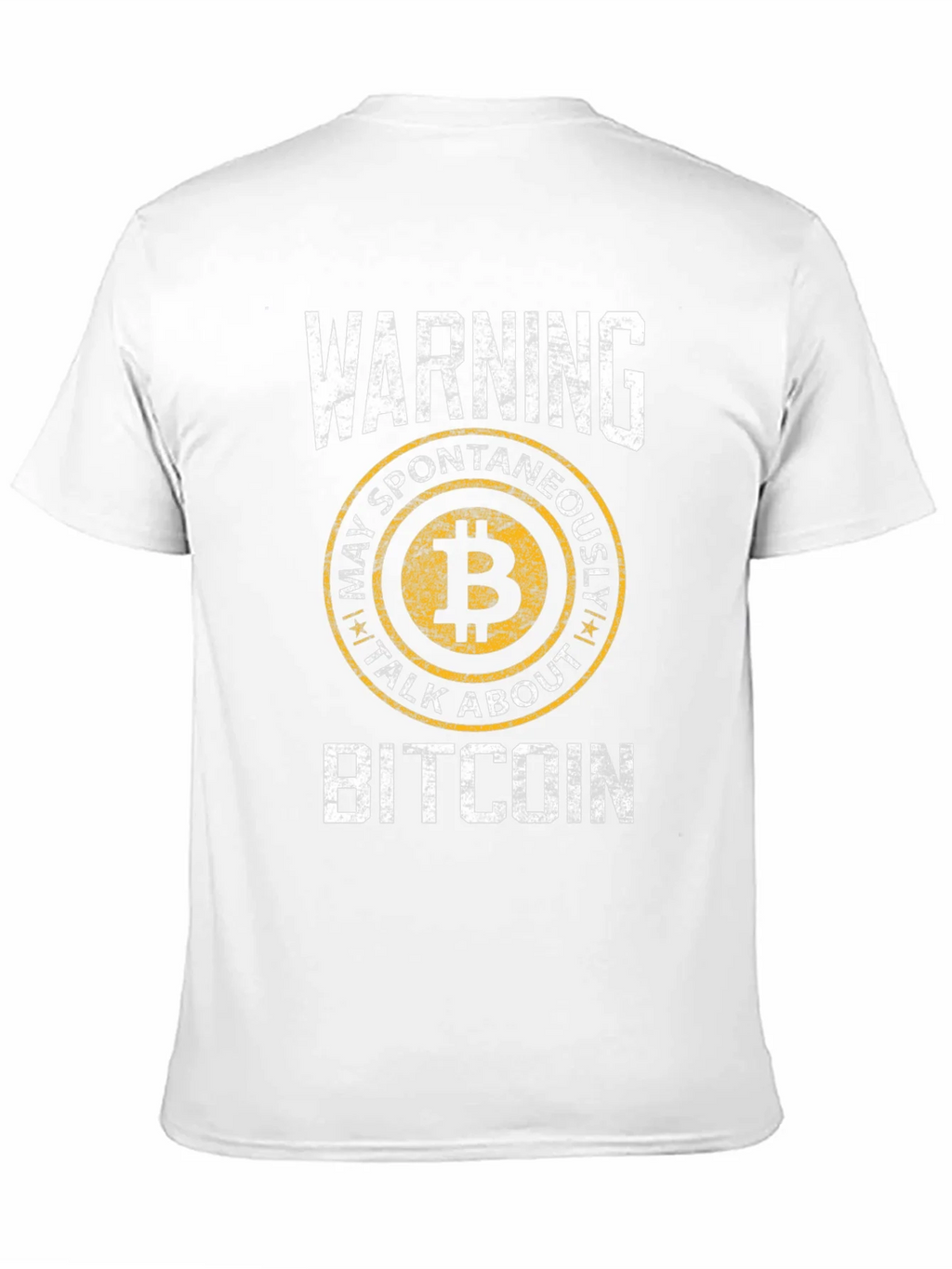 Bitcoin Warning T-Shirt - May Spontaneously Talk About product image 9