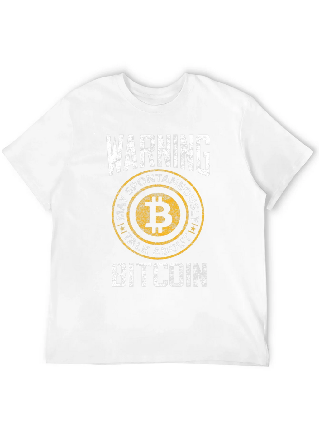 Bitcoin Warning T-Shirt - May Spontaneously Talk About product image 10