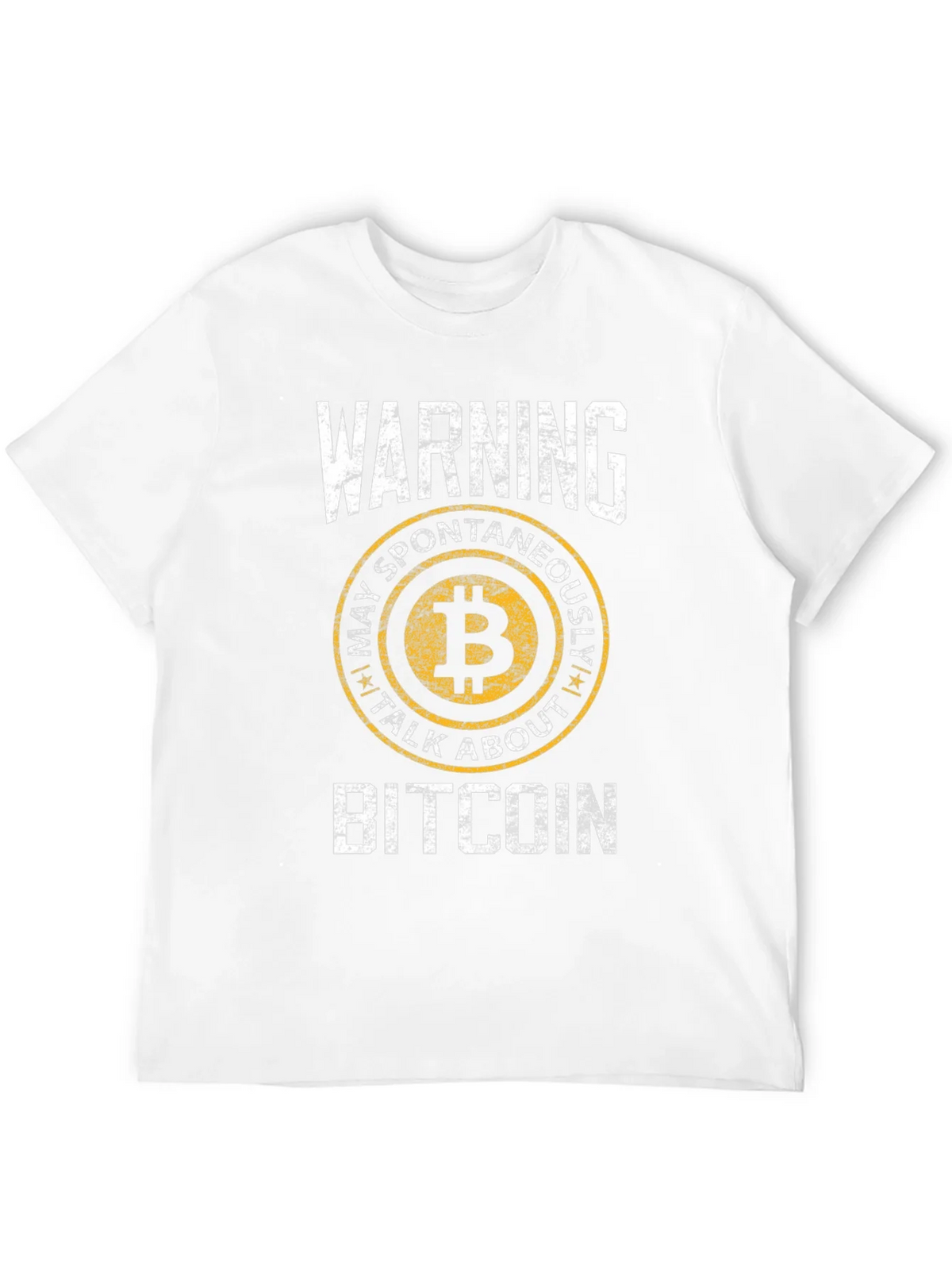 Bitcoin Warning T-Shirt - May Spontaneously Talk About product image 10