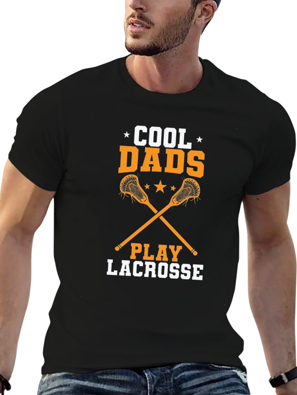Cool Dads Play Lacrosse T-Shirt product image 6