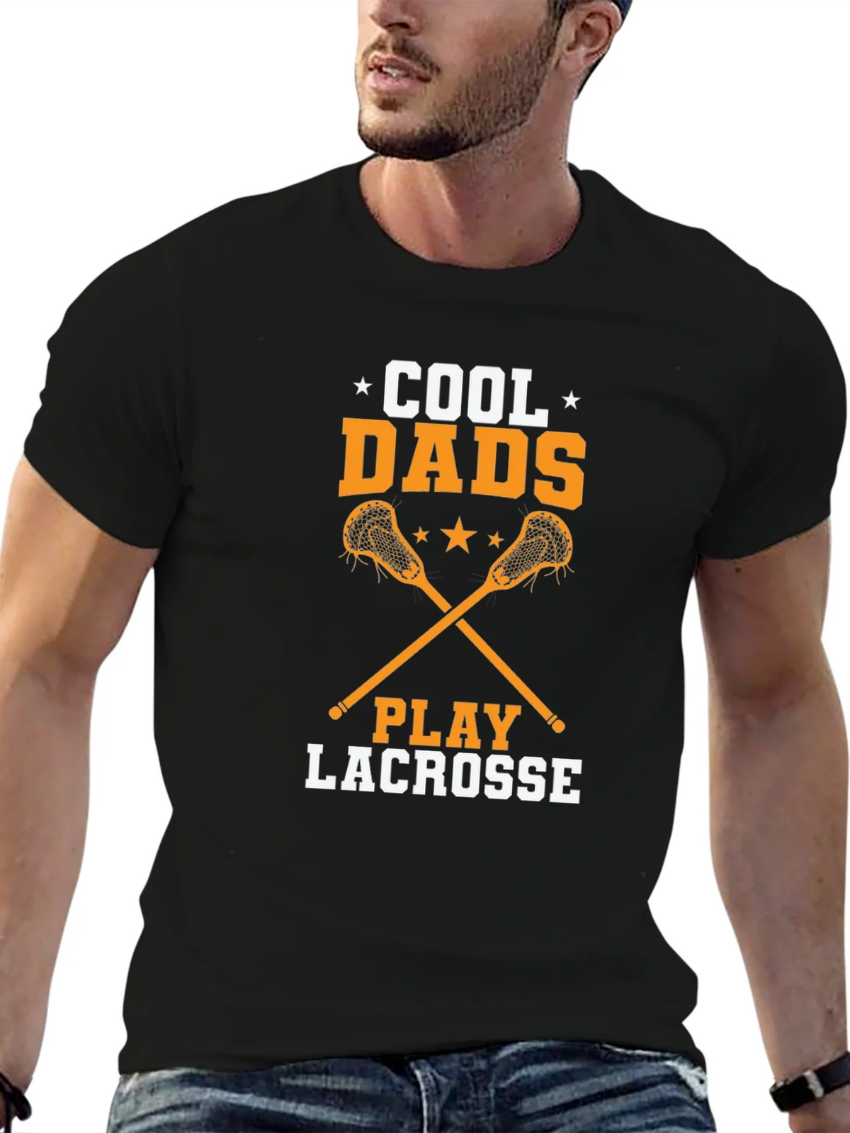 Cool Dads Play Lacrosse T-Shirt product image 6