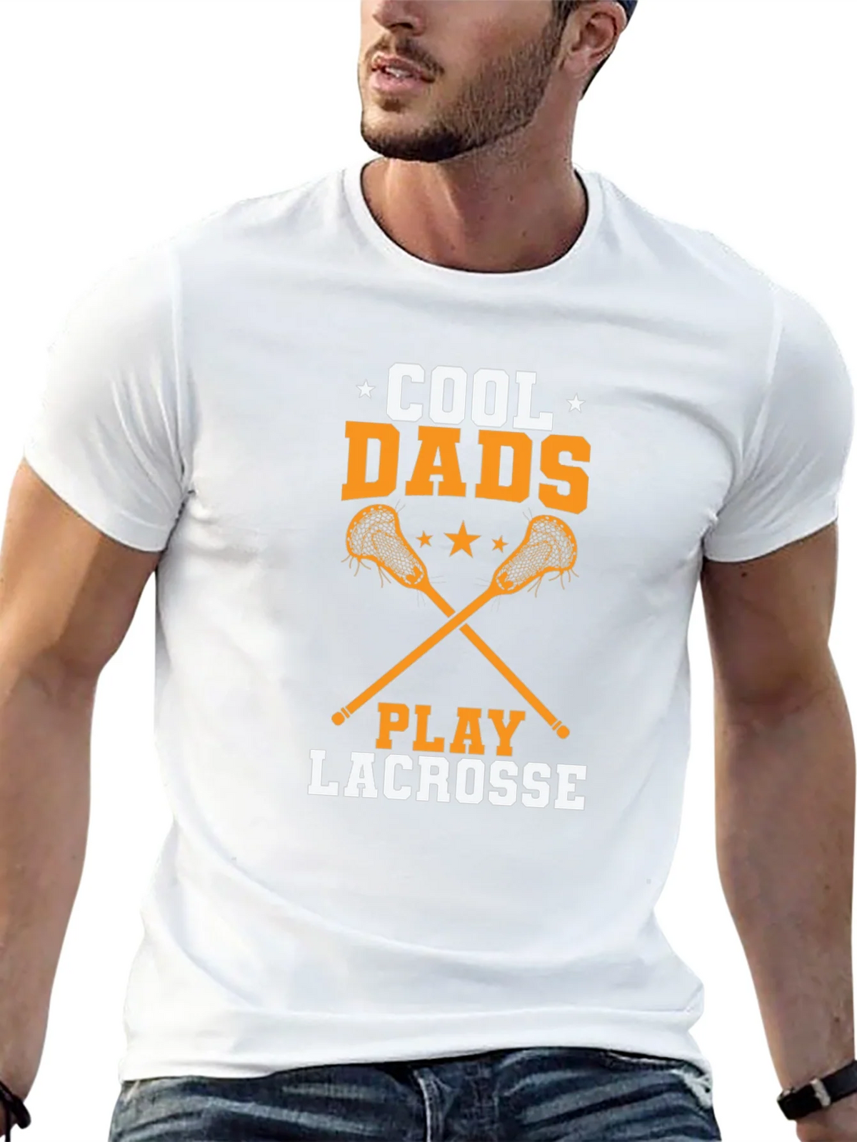 Cool Dads Play Lacrosse T-Shirt product image 12