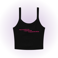 Gorgeous Girl Micro Rib Spaghetti Strap Tank