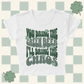 Green Beer Chaos Micro Rib Baby Tee product image 1