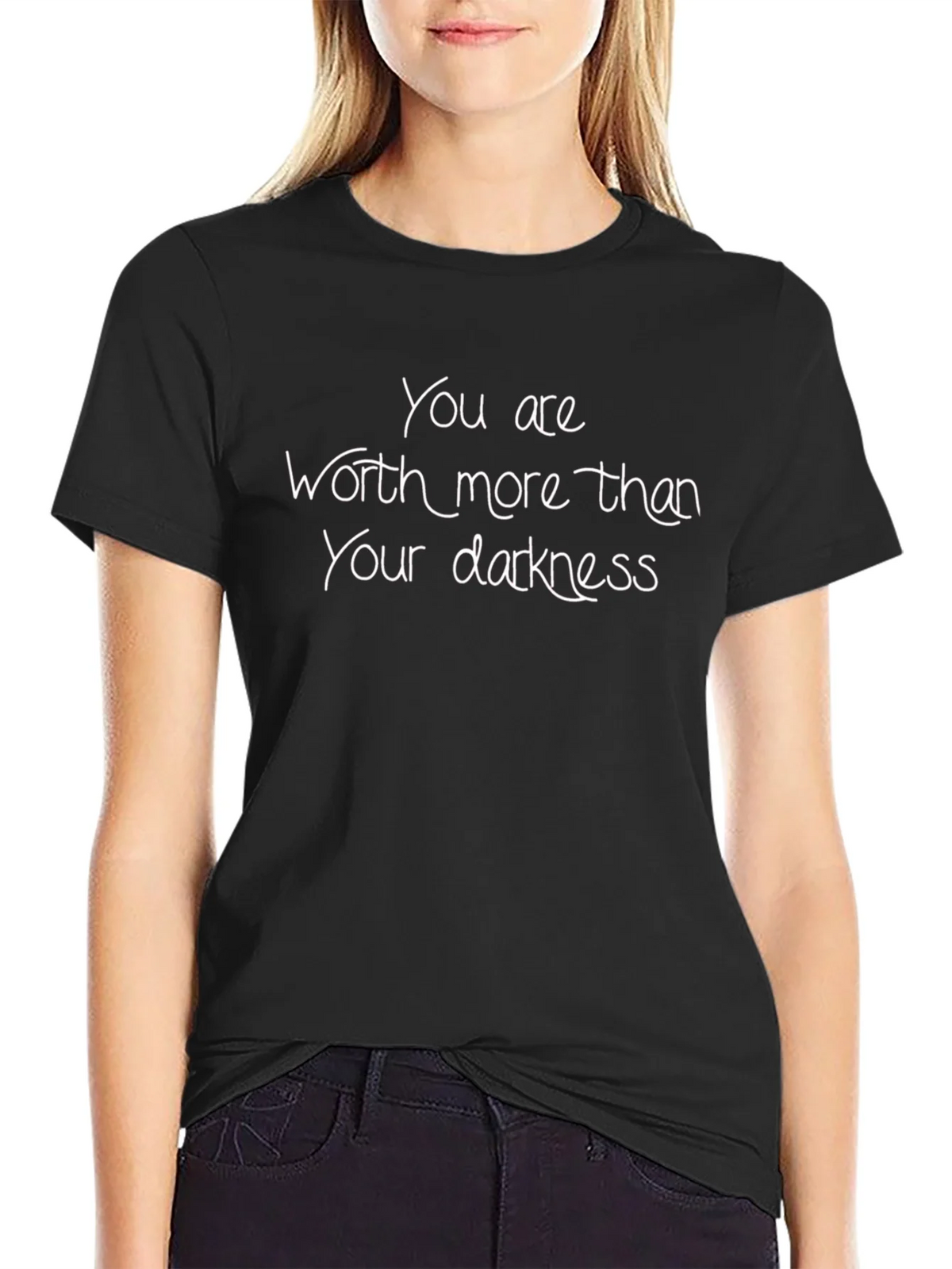 Inspirational T-Shirt - You Are Worth More Than Your product image 2
