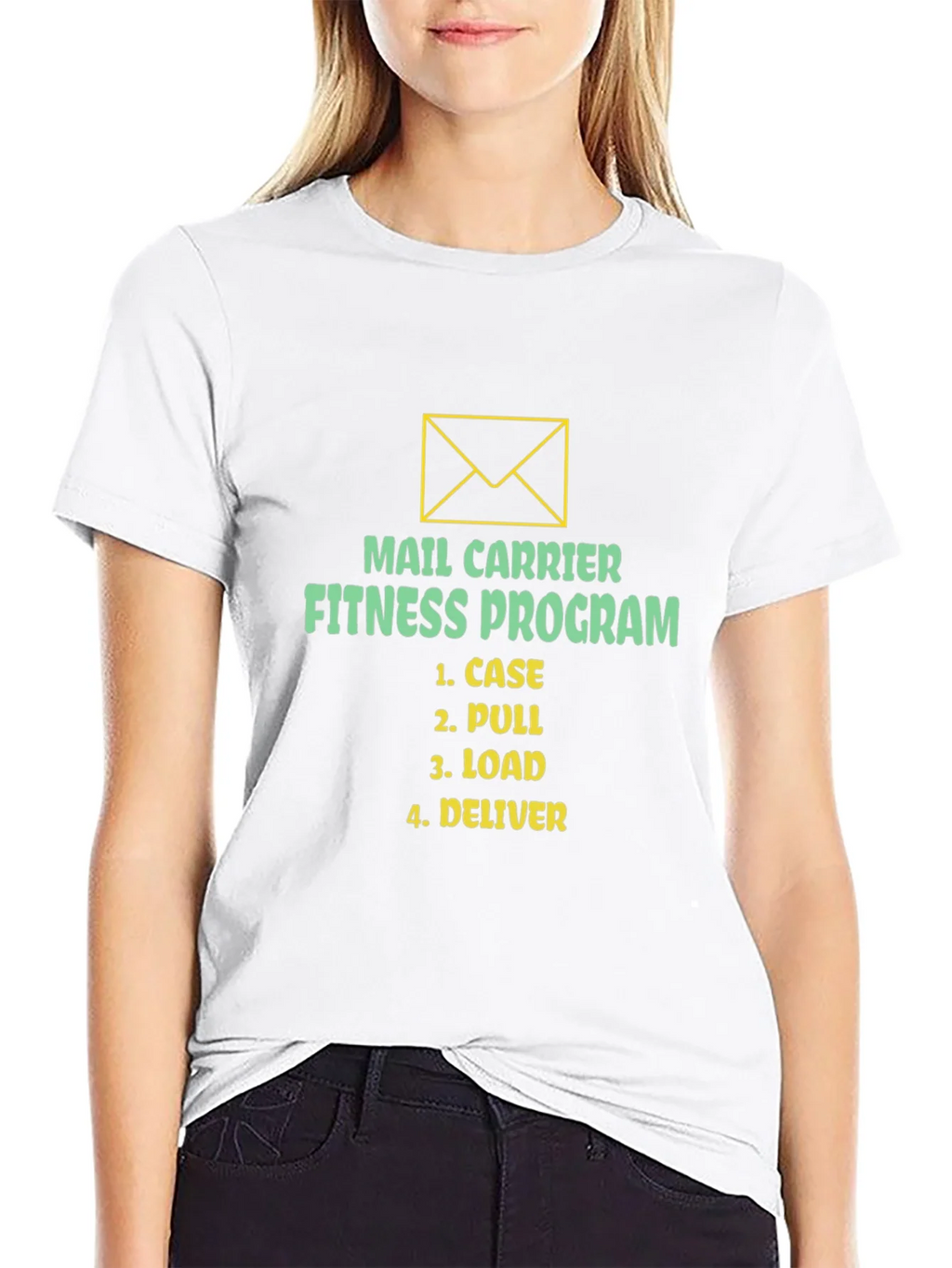 Mail Carrier Fitness Program T-Shirt - Case Pull Load product image 7