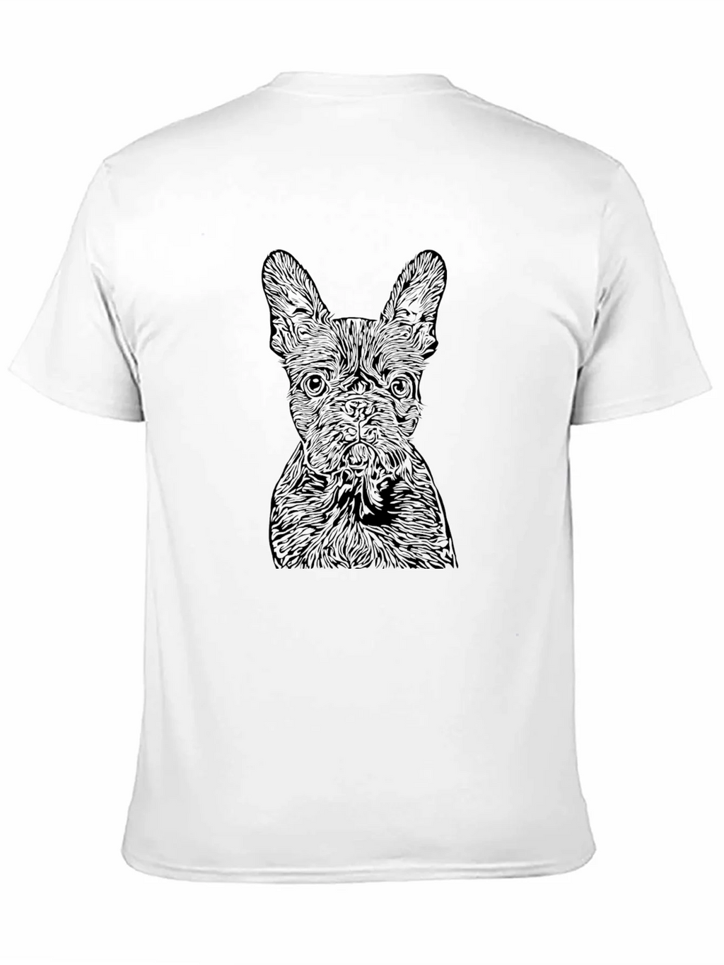 French Bulldog Graphic Tee - Mens Black T-Shirt product image 7