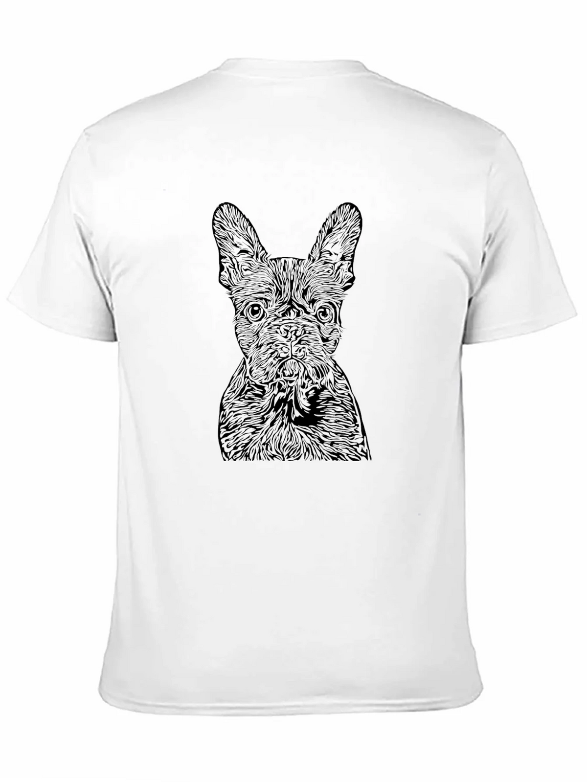 French Bulldog Graphic Tee - Mens Black T-Shirt product image 7