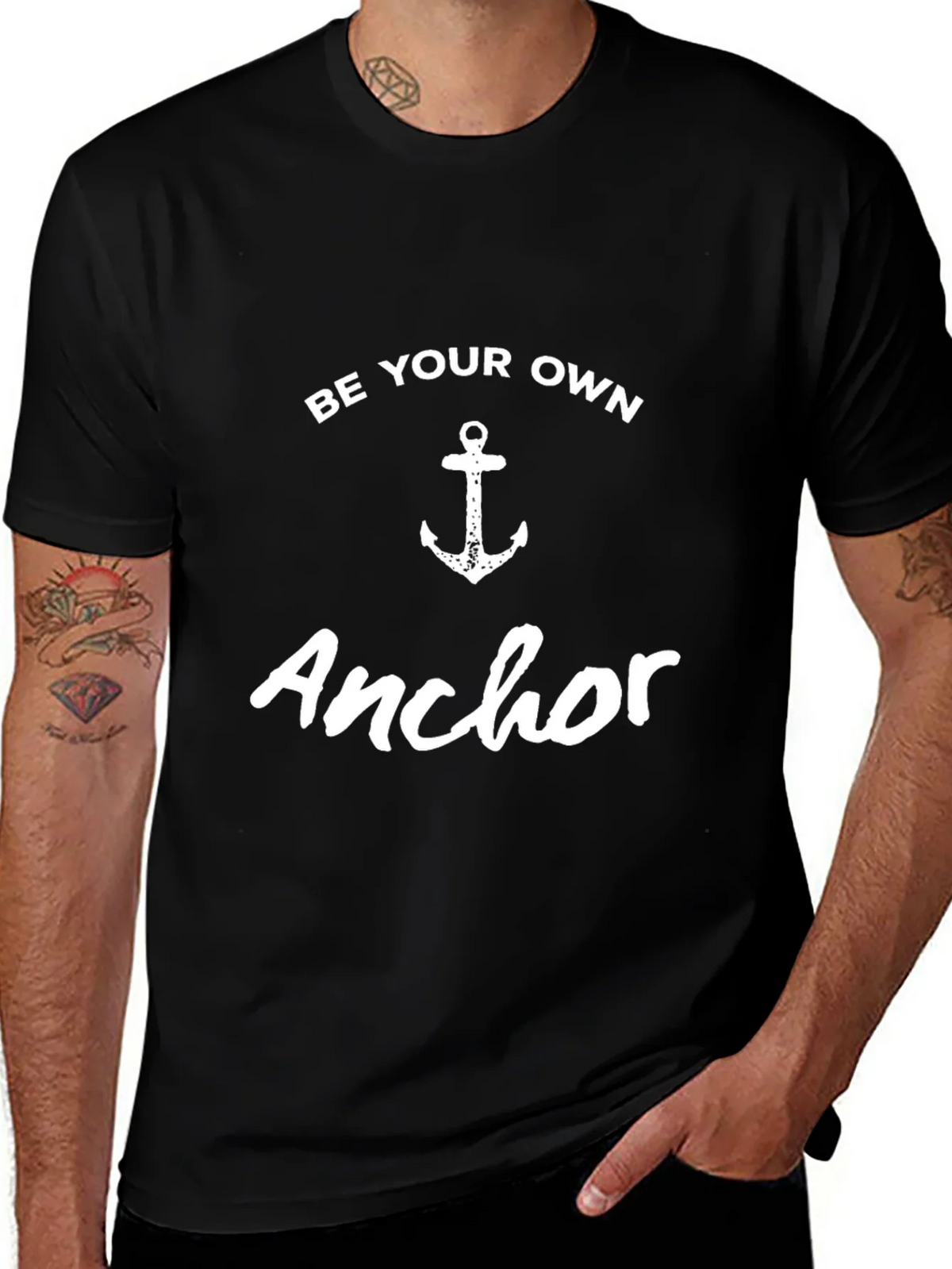 Be Your Own Anchor T-Shirt - Stylish Graphic Tee product image 1