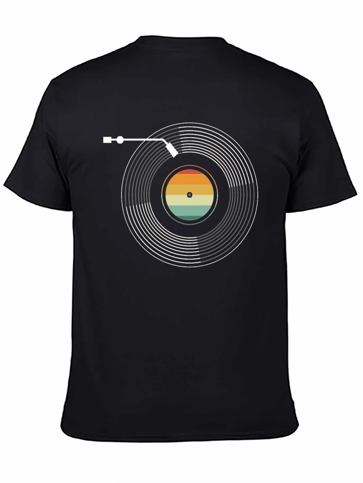 Retro Vinyl Record Graphic Tee - Stylish Music Lovers product image 4